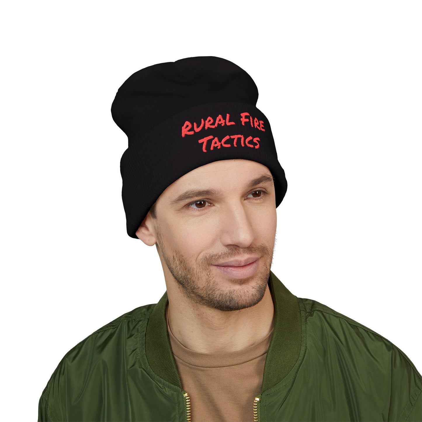Rural Fire Tactics Embroidered Cuffed Beanie